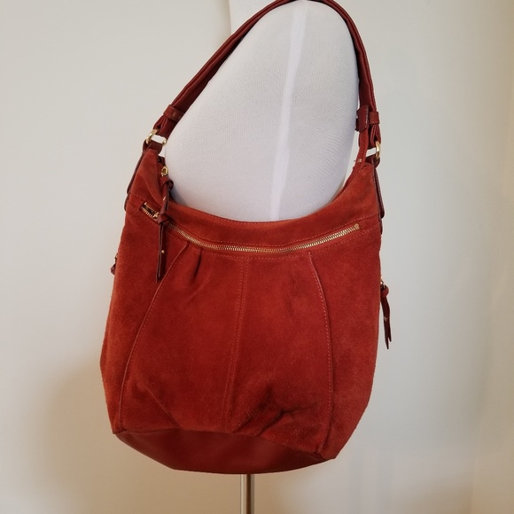 LAST CHANCE!! Tignanello Leather and Suede Hobo - Picture 2 of 7